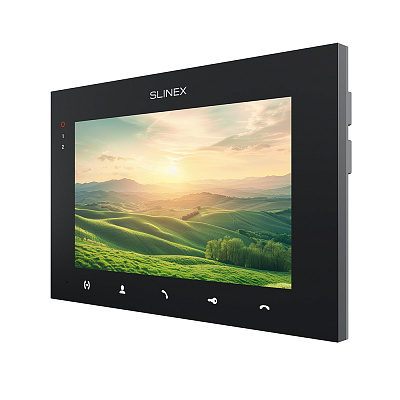 картинка Slinex SQ-07MTHD цвет черный. 7" AHD Домофон с сенсорным экраном высокого разрешения от компании Intant